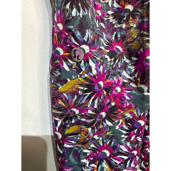 Lululemon Wunder Under High-Rise Leggings 7/8 Length Floral Pattern Multi-Color - Picture 6 of 8